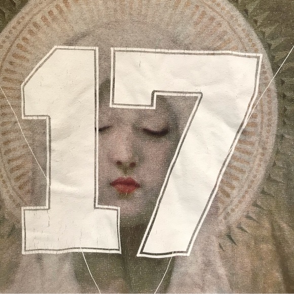 Givenchy Madonna 17 Graphic Cotton T Shirt Top Short Sleeves Unisex Crew Black L - Picture 8 of 16